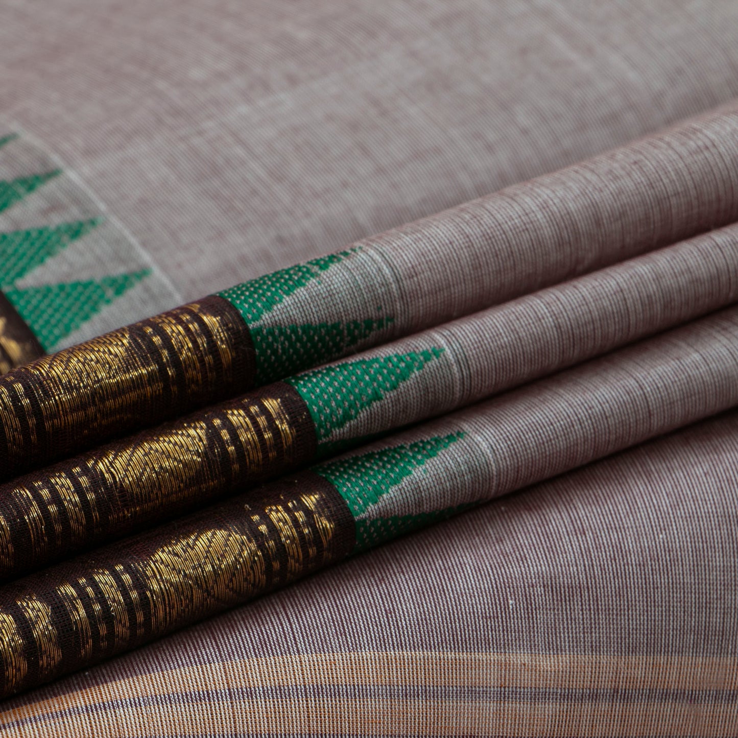 Mauve And Maroon Kanchi Cotton Saree For Festive Wear PV MM KC 399