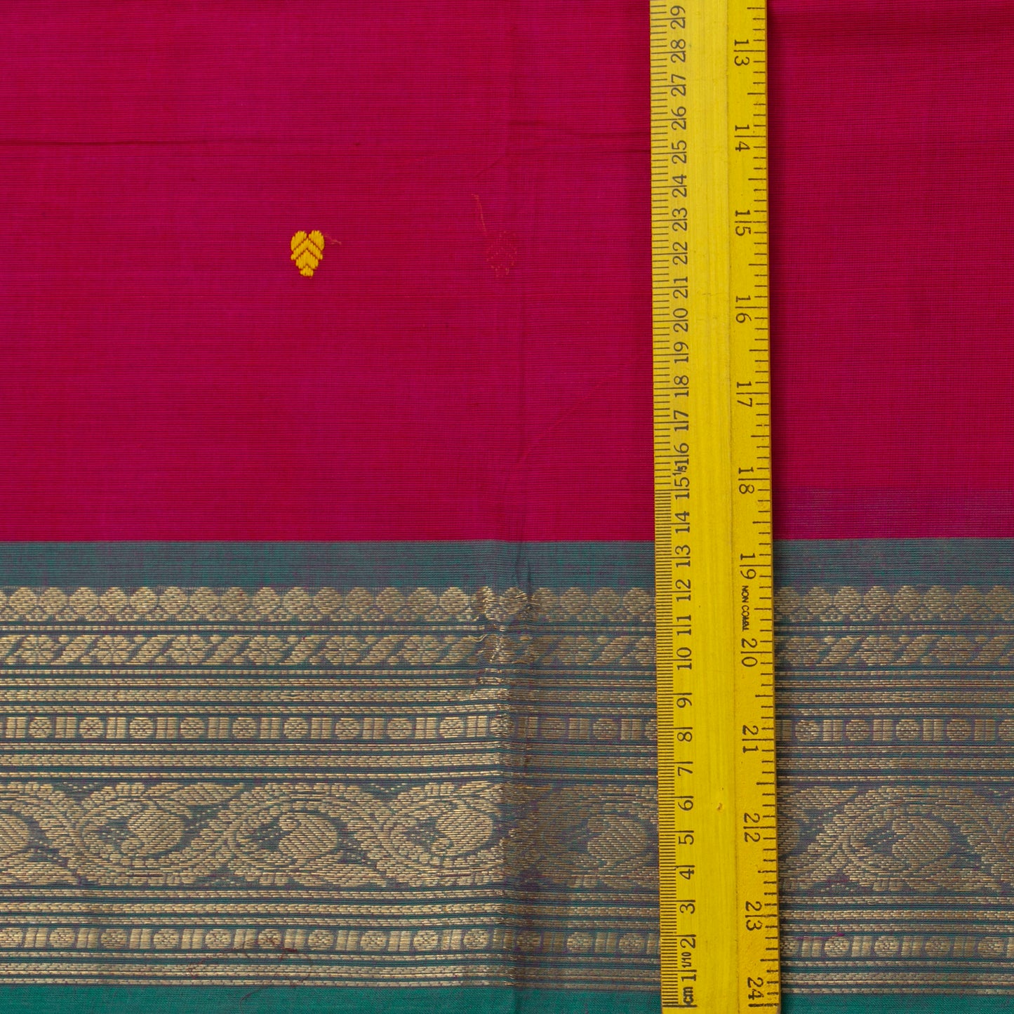 Pink And Blue Kanchi Cotton Saree PV MM KC 460