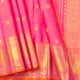 Pink Kanchipuram Silk Saree For Wedding Wear PV NYC 2032