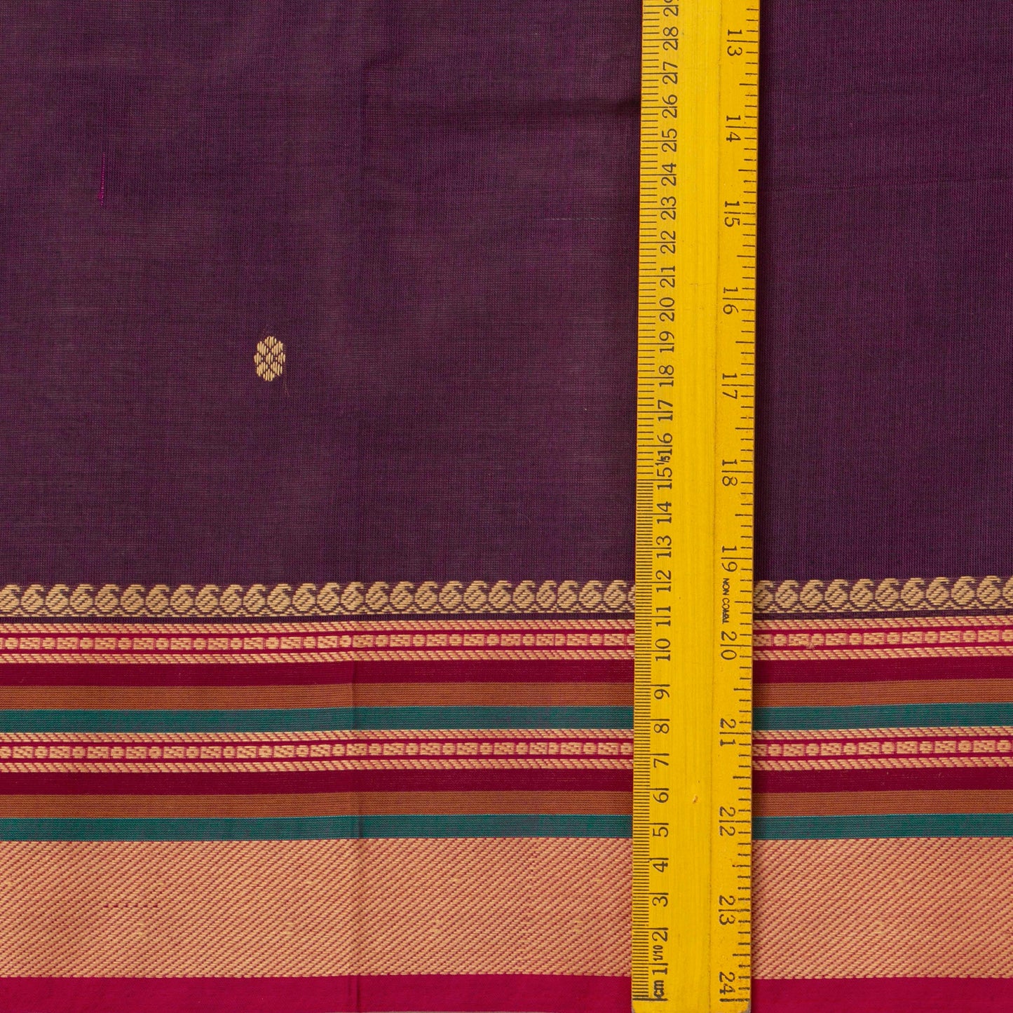 Wine Kanchi Cotton Saree For Festive Wear PV MM KC 501