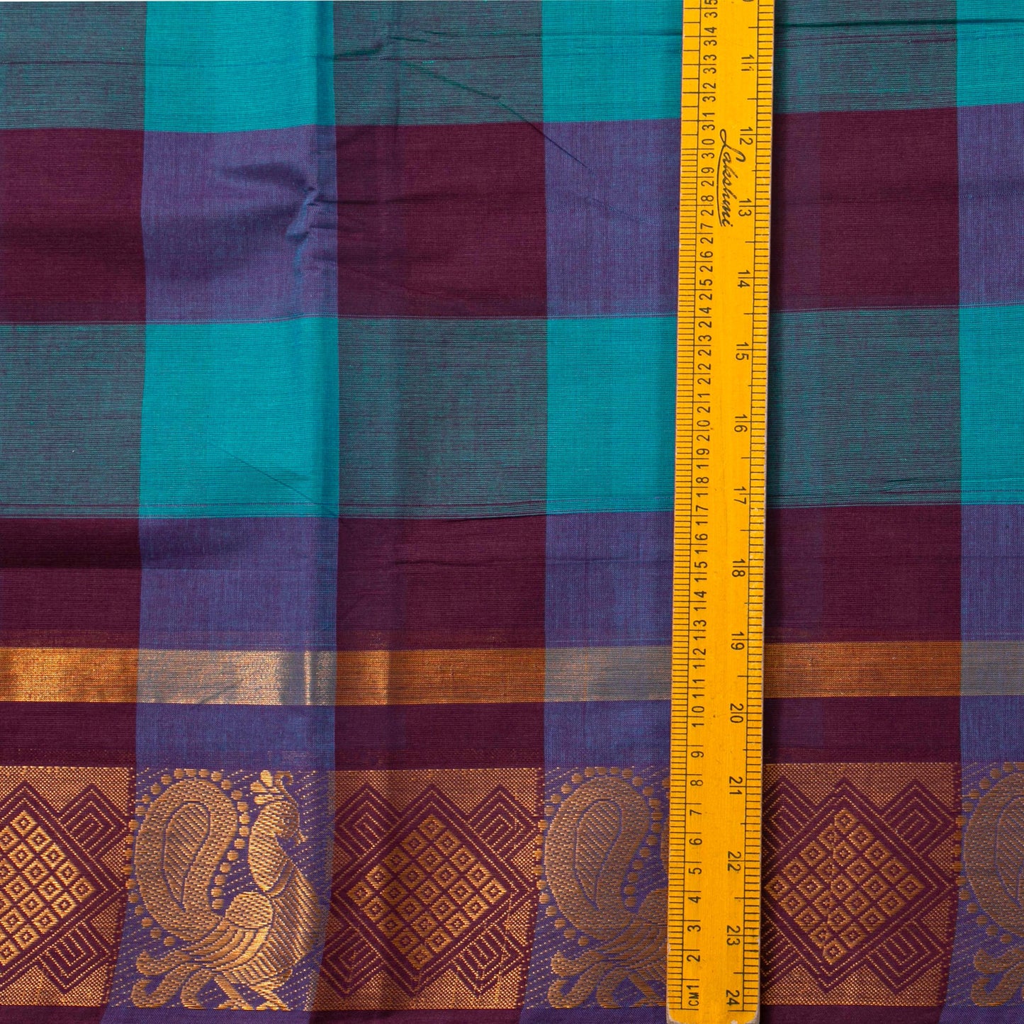 Multicolour Checks Chettinad Cotton Saree PV SK CC 207