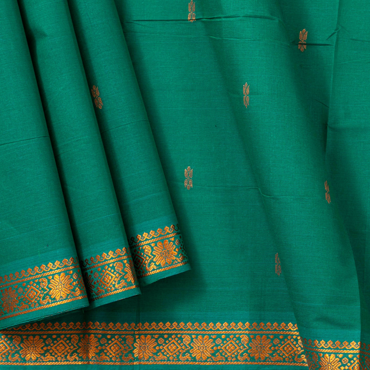 Green Chettinad Cotton Saree PV SK CC 240