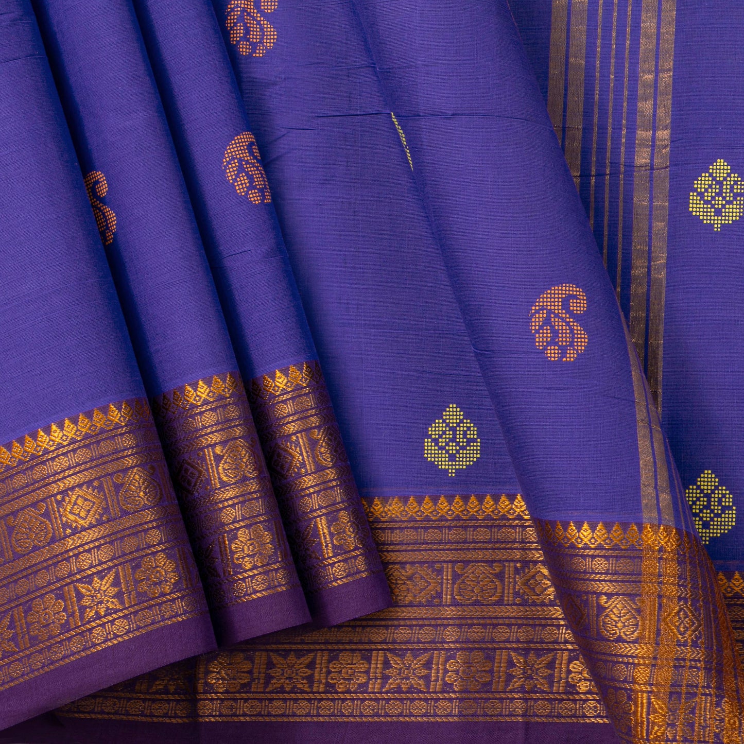 Lavender Chettinad Cotton Saree PV SK CC 193