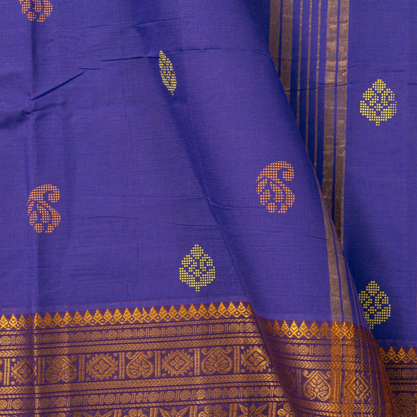 Lavender Chettinad Cotton Saree PV SK CC 193