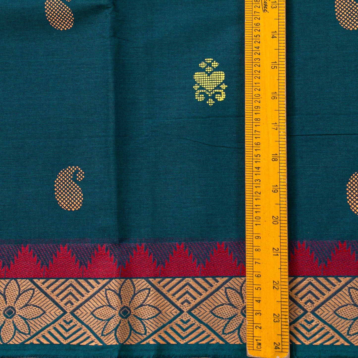 Blue Chettinad Cotton Saree PV SK CC 182