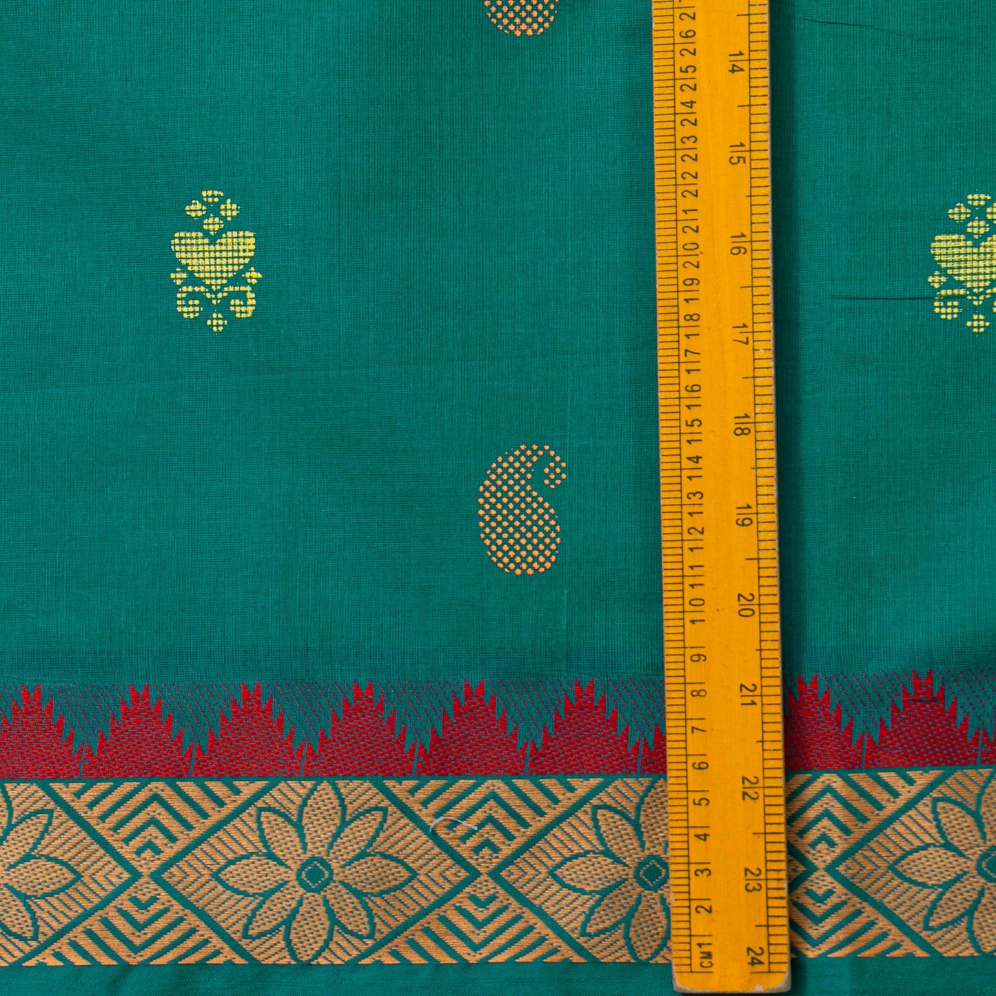 Green Chettinad Cotton Saree PV SK CC 188