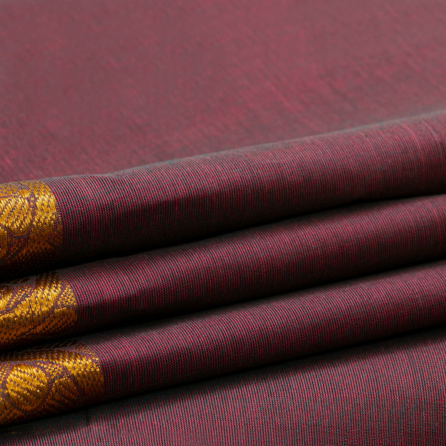 Maroon Chettinad Cotton Saree PV SK CC 241