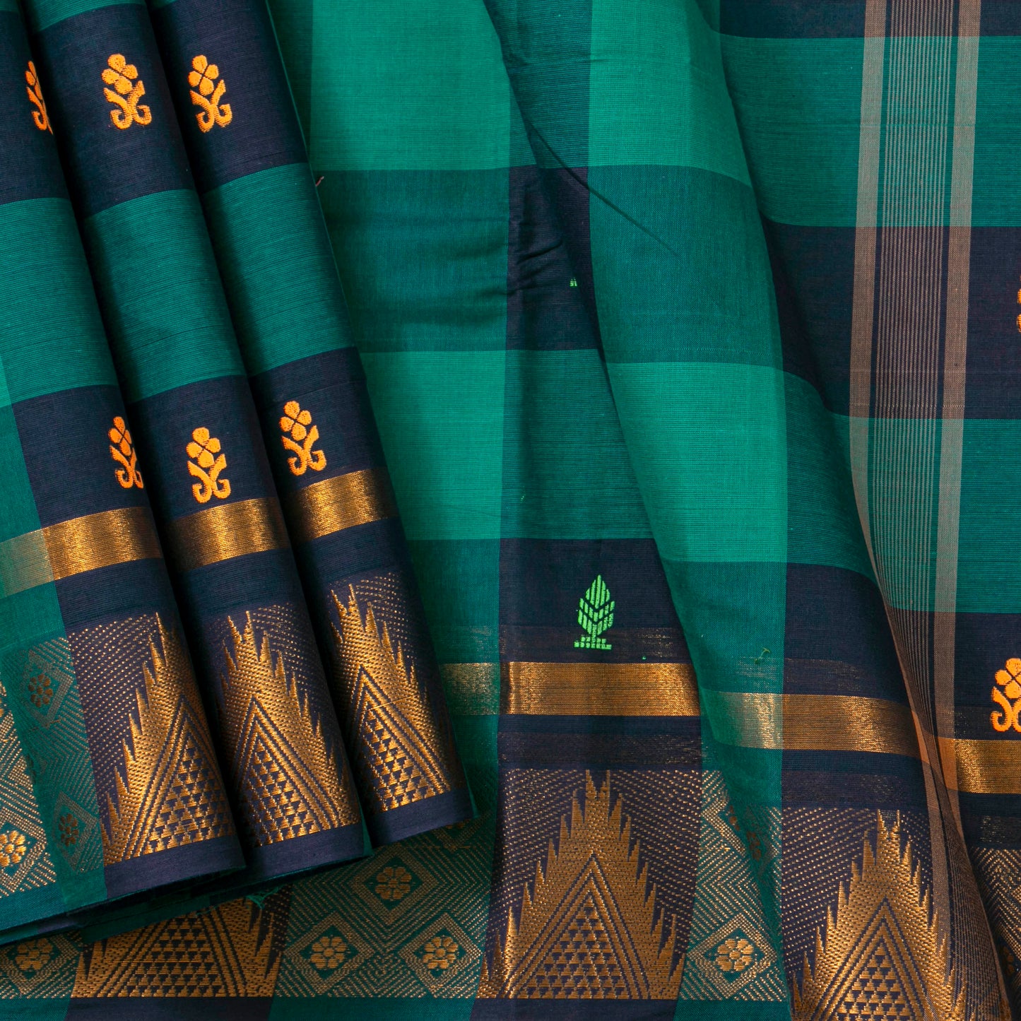 Multicolour Checks Chettinad Cotton Saree PV SK CC 157