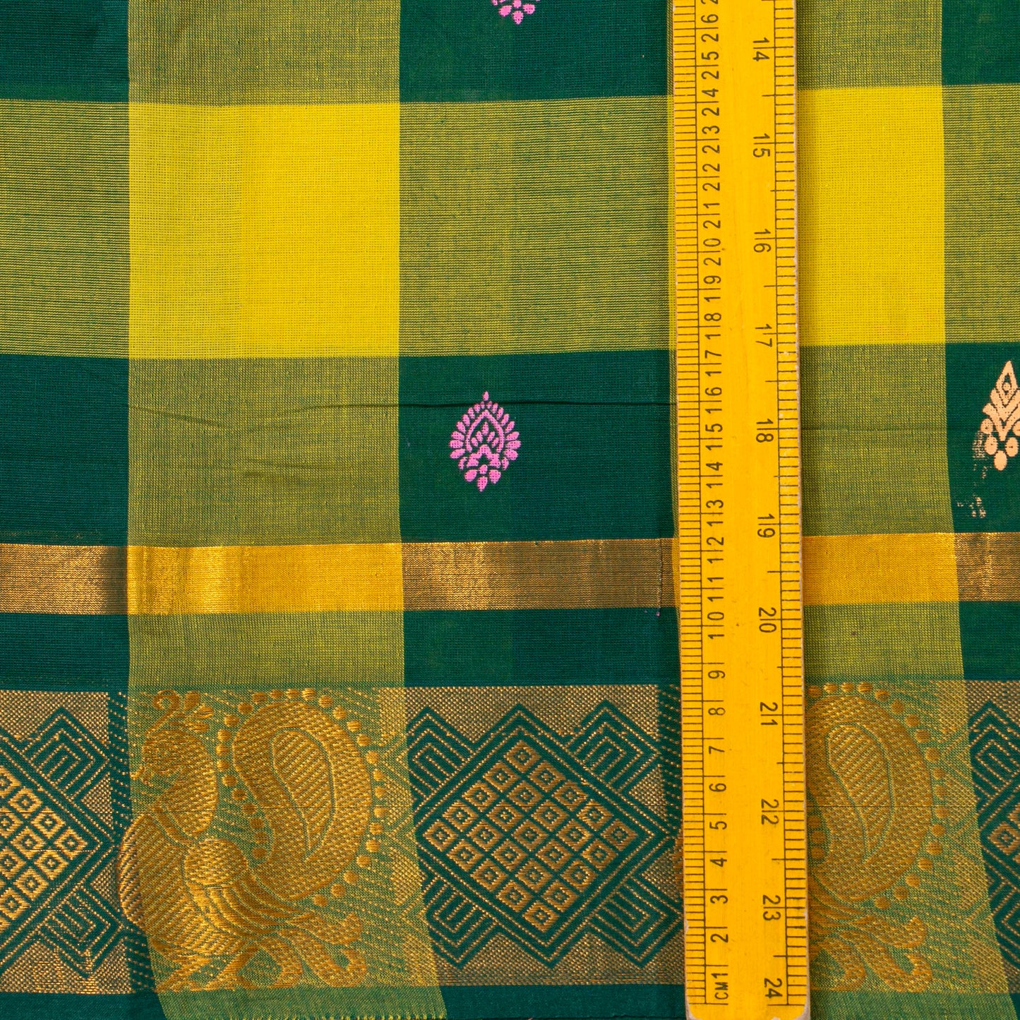Multicolour Checks Chettinad Cotton Saree PV SK CC 156