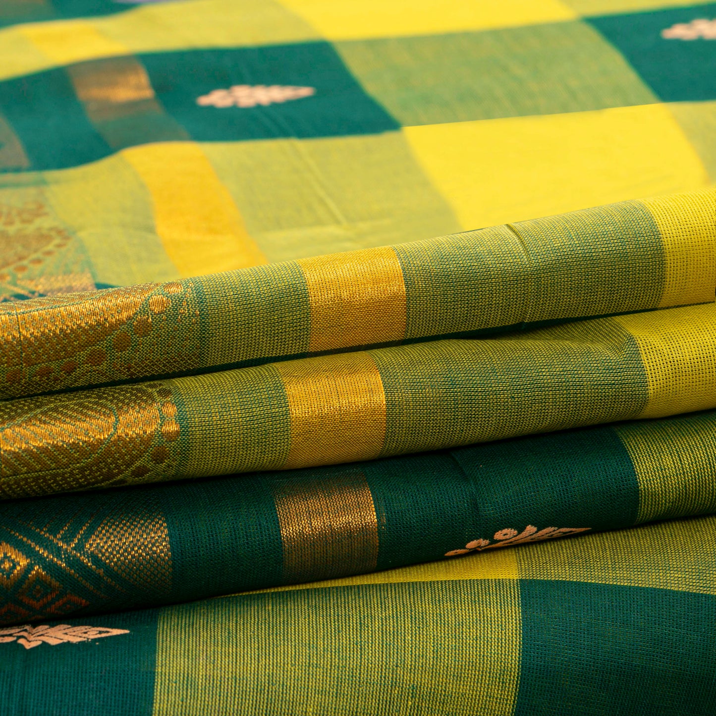 Multicolour Checks Chettinad Cotton Saree PV SK CC 156