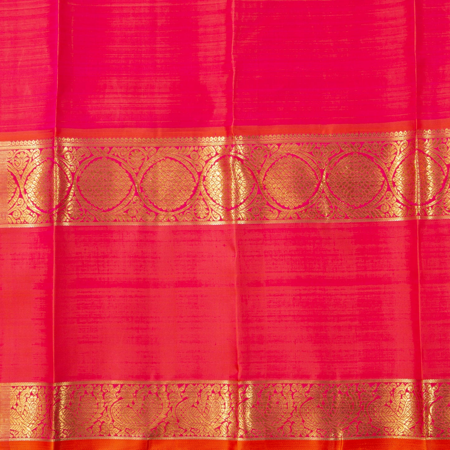 Anandha Blue And Pink Kanchipuram Silk Saree For Bridal Wear PV NYC 1967