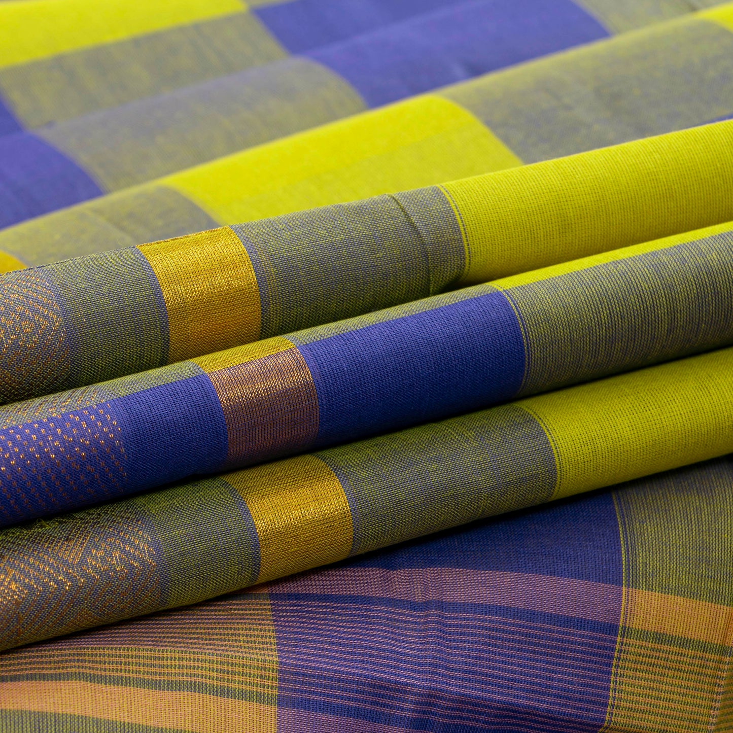 Multicolour Checks Chettinad Cotton Saree PV SK CC 208