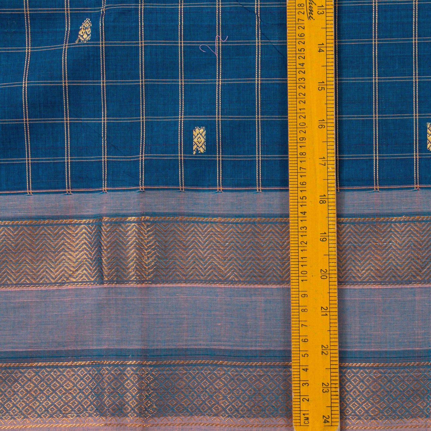 Blue Chettinad Cotton Saree PV SK CC 285