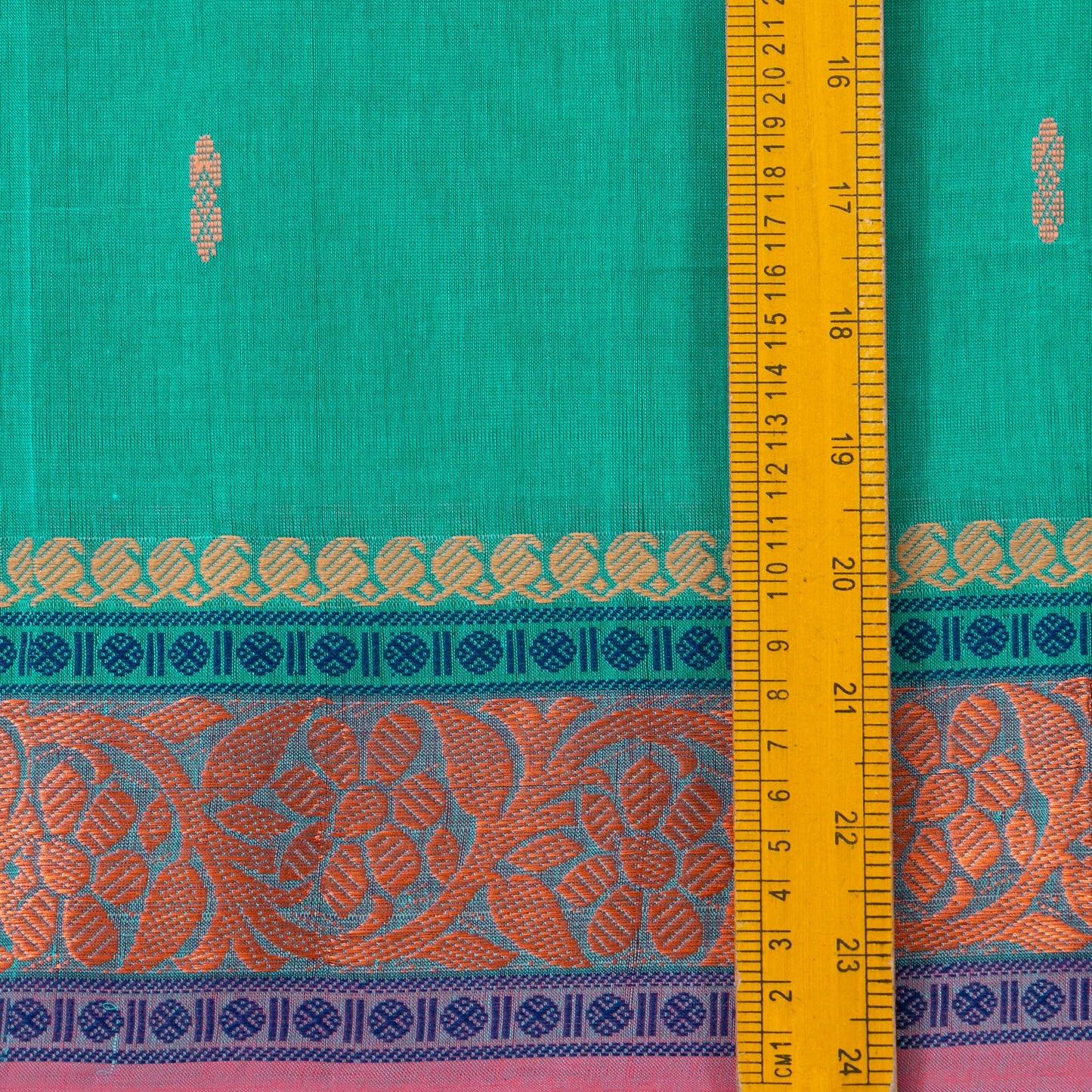 Blue Chettinad Cotton Saree PV SK CC 224