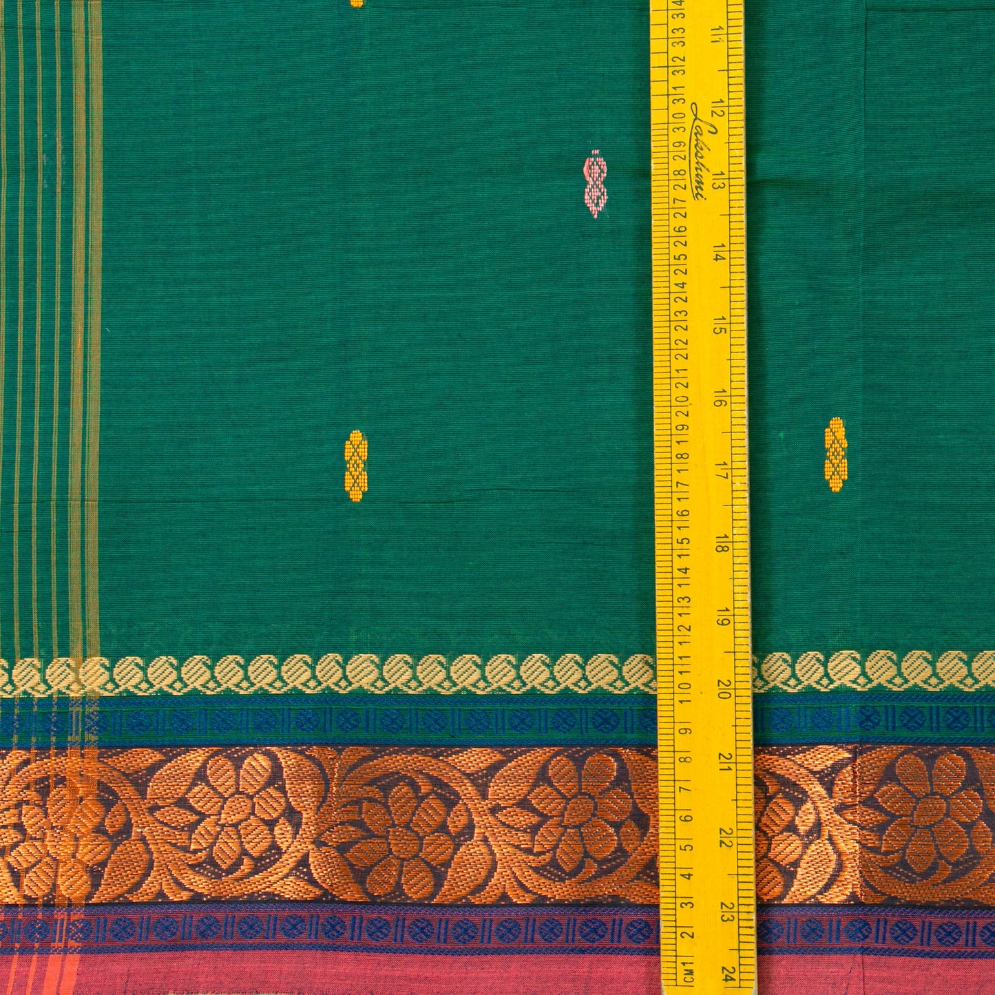 Green Chettinad Cotton Saree PV SK CC 223