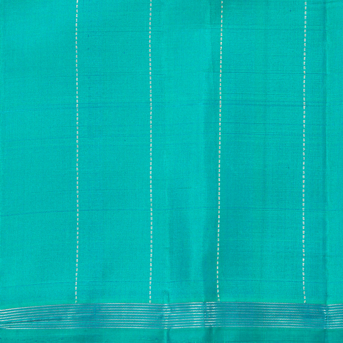Sea Green And Blue Kanchipuram Silk Saree For Festive Wear PV NYC 2019