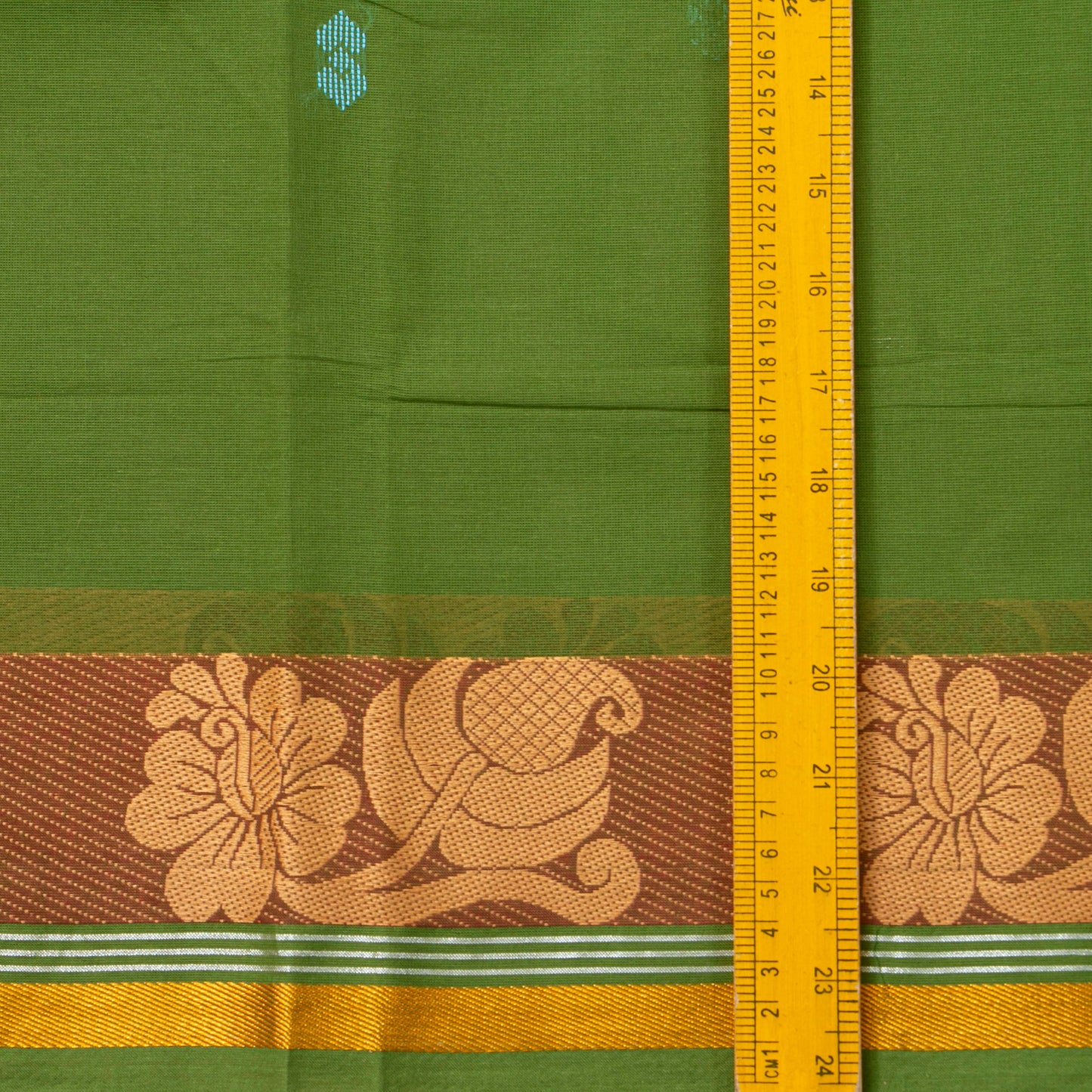 Green Chettinad Cotton Saree PV SK CC 227