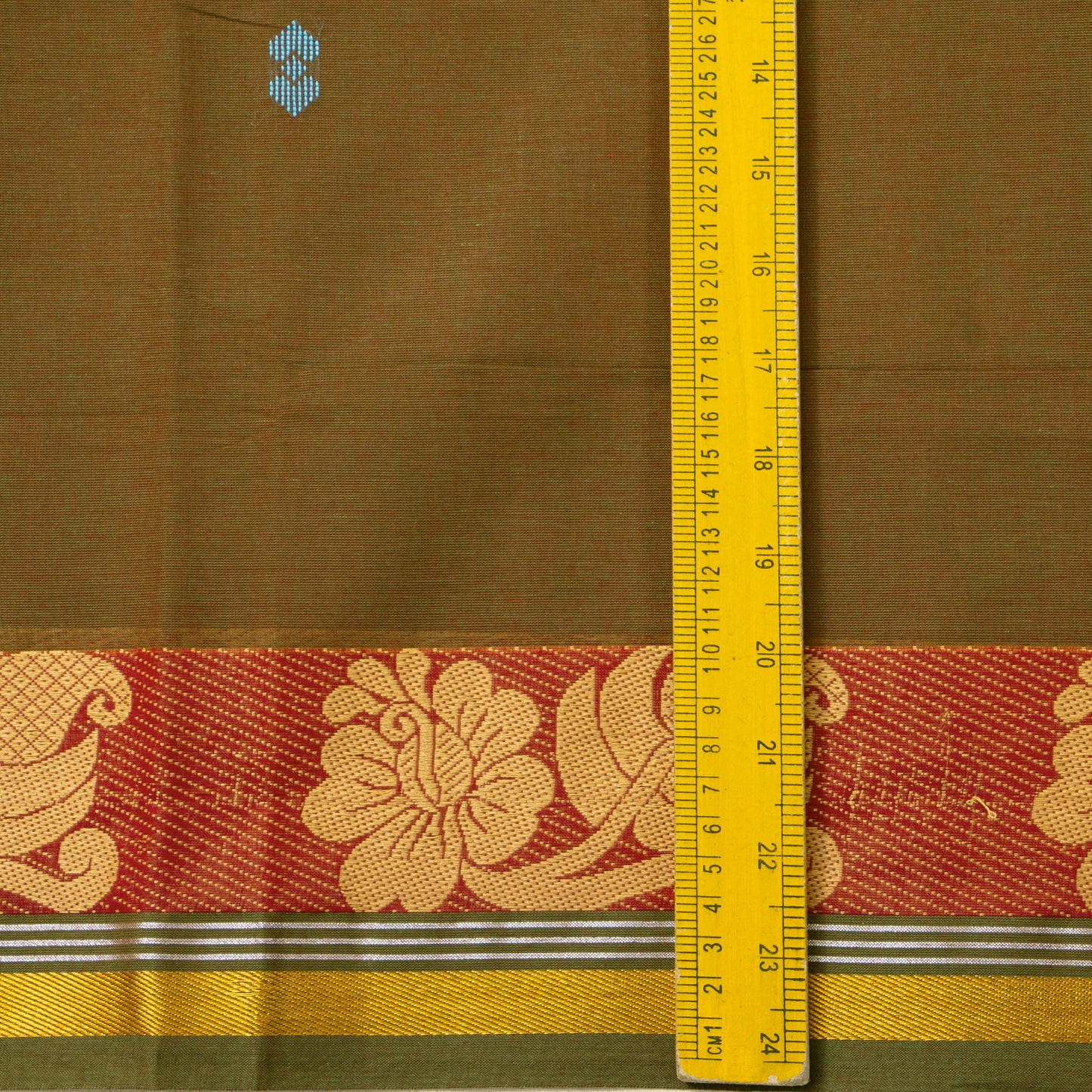 Green Chettinad Cotton Saree PV SK CC 233