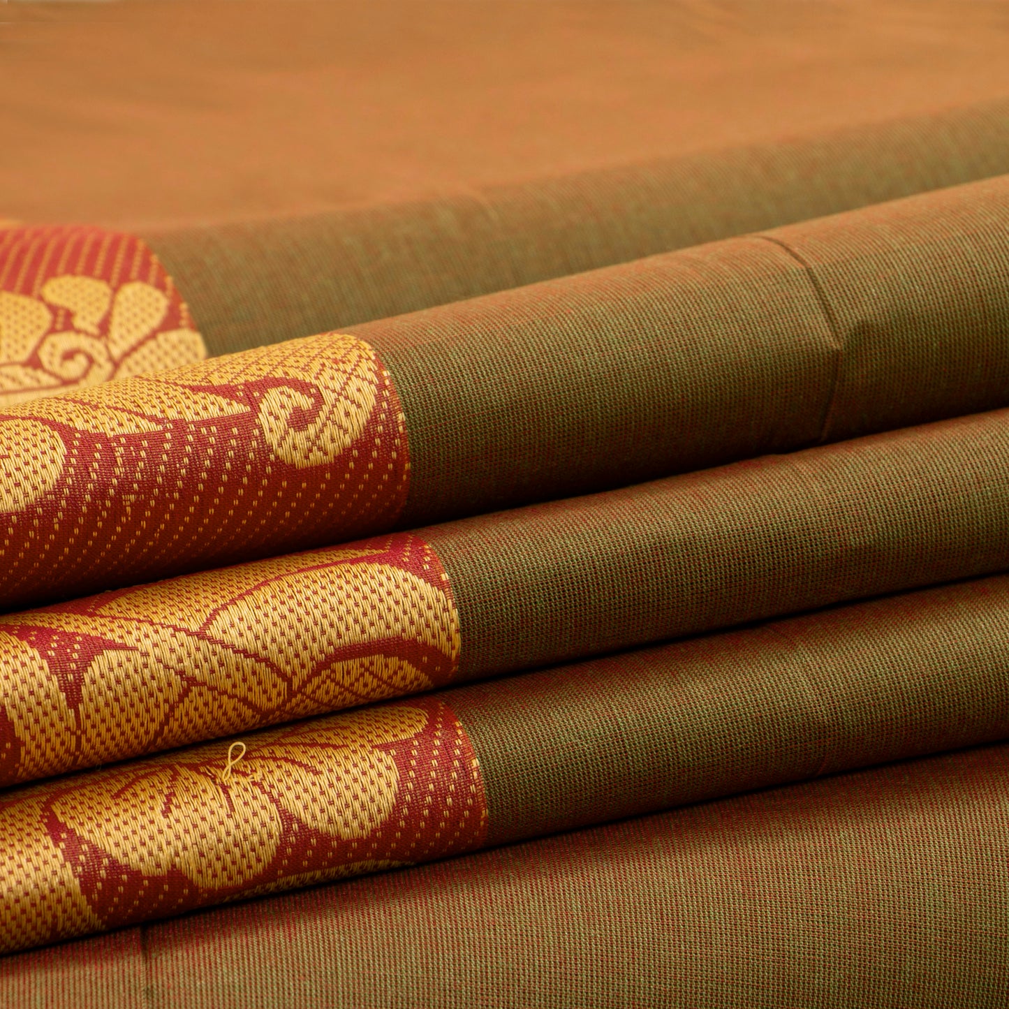 Green Chettinad Cotton Saree PV SK CC 233
