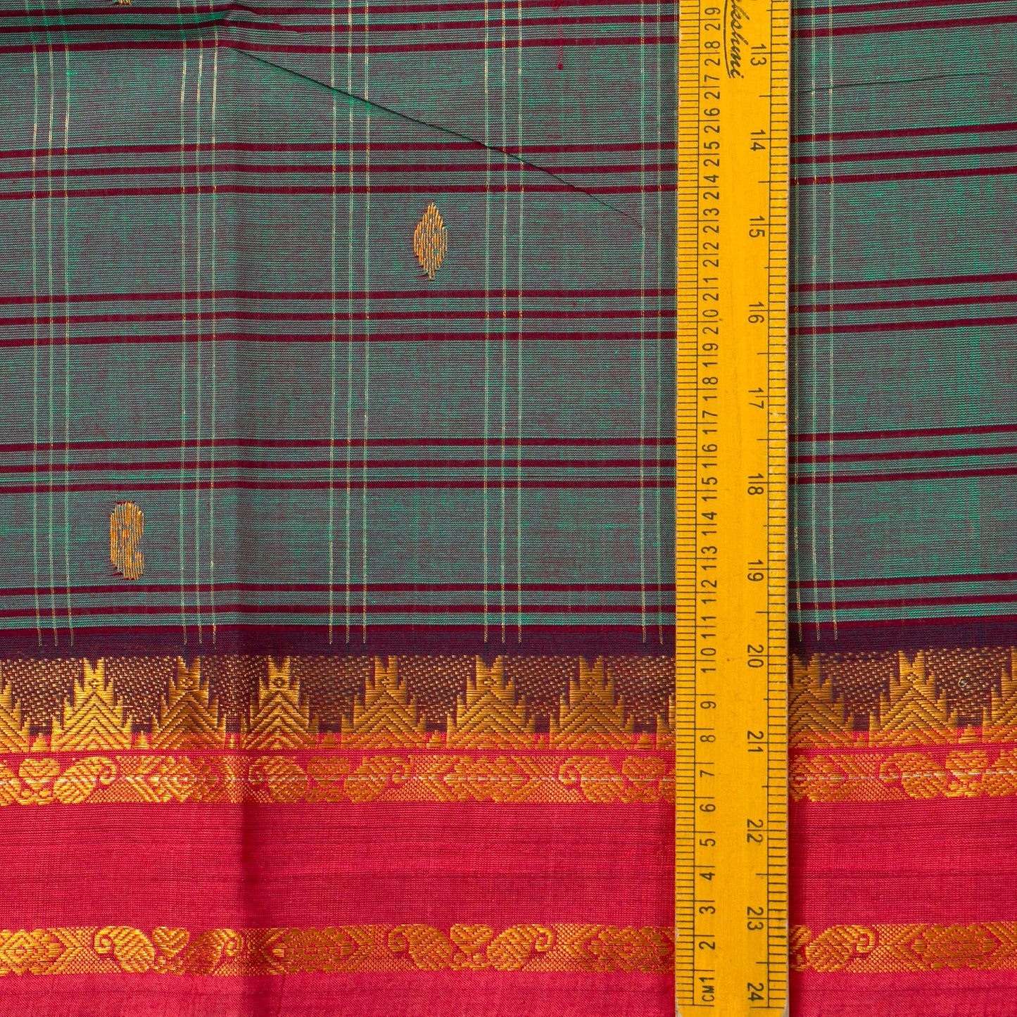 Blue And Pink Chettinad Cotton Saree PV SK CC 259