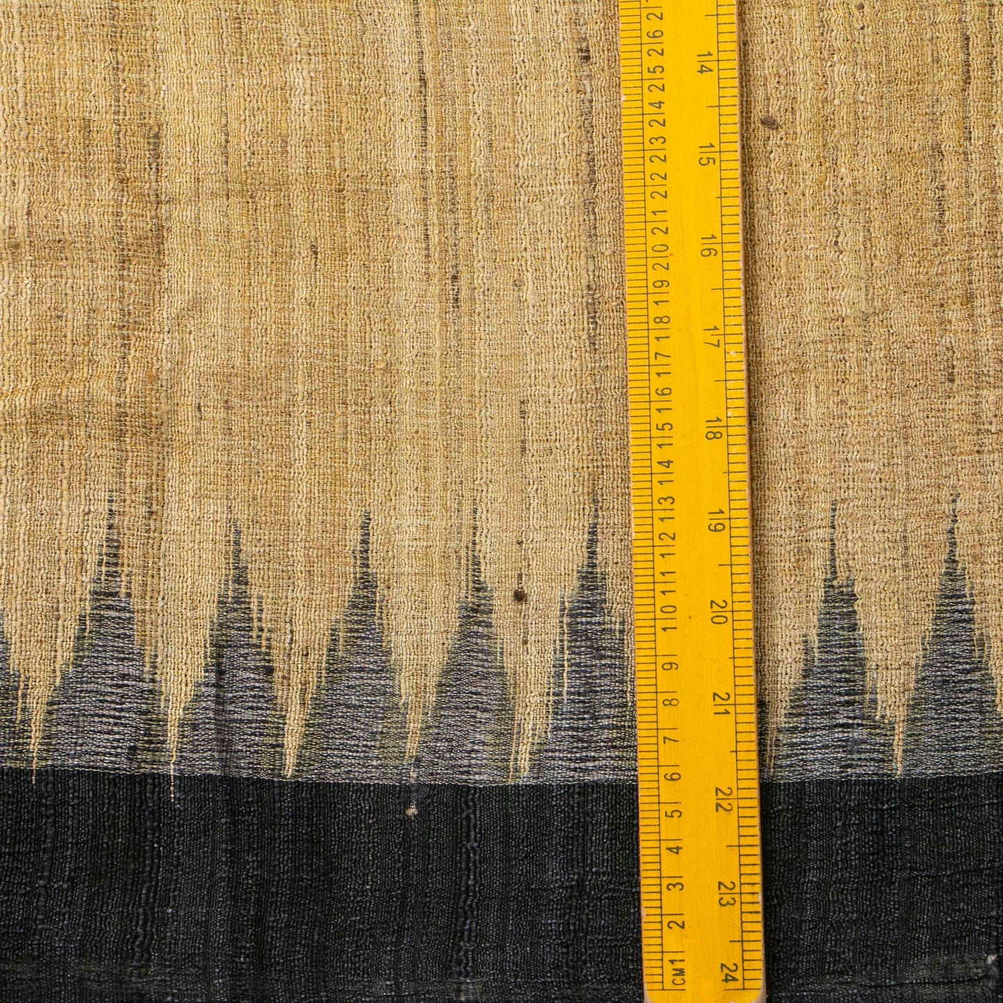 Beige Handpainted Kalamkari Gicha Tussar Silk Saree With Krishna Leela Theme For Office Wear PTK VSR 139