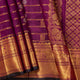 Wine Kanchi Silk Cotton Saree For Festive Wear VP SC 238