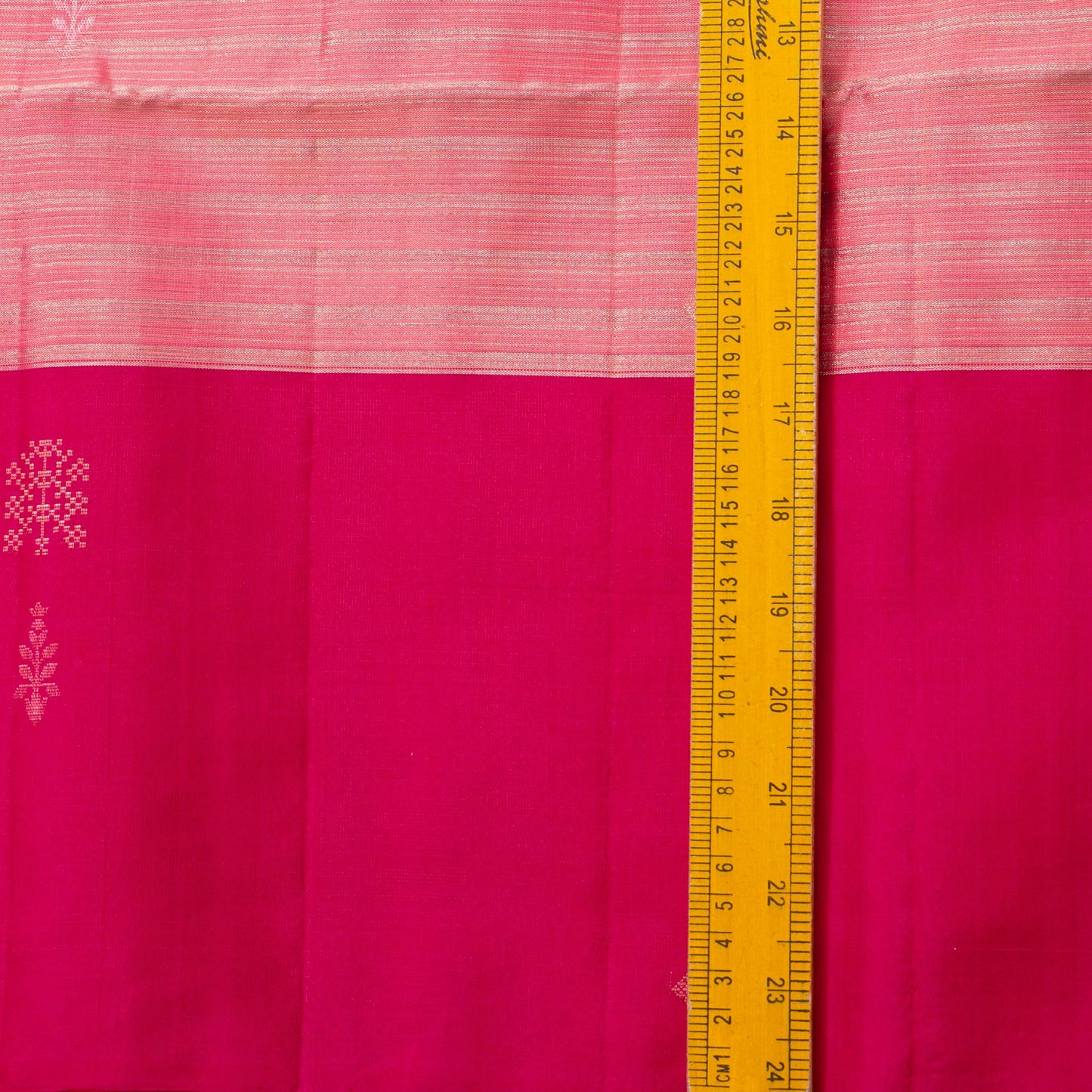 Pastel Rose And Pink Handwoven Soft Silk Saree For Wedding Wear PV RSP 178