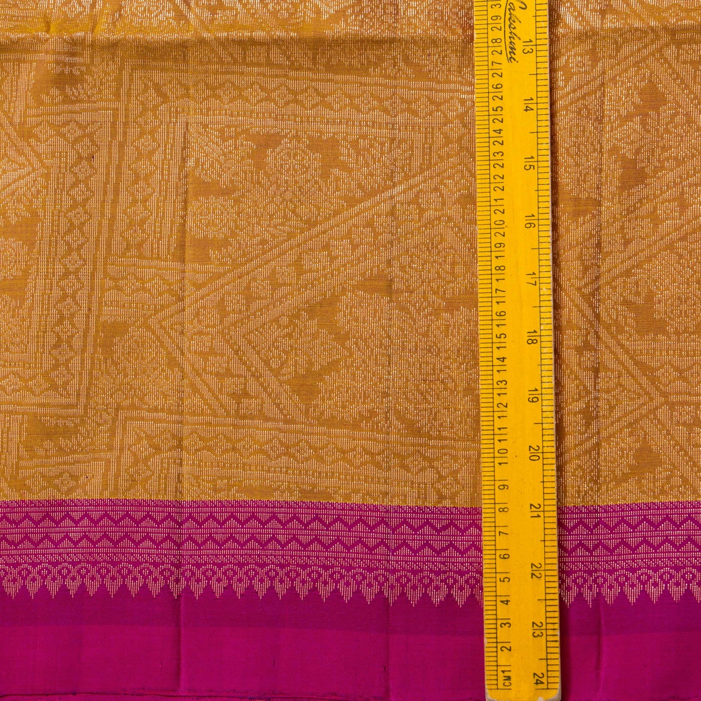Mustard And Magenta Handwoven Soft Silk Saree For Wedding Wear PV RSP 166