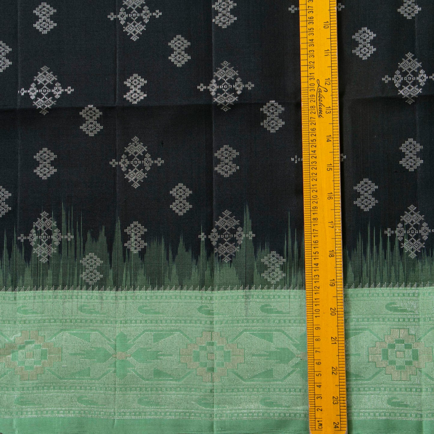 Black And Green Kanchipuram Soft Silk Saree For Festive Wear PV RSP 180