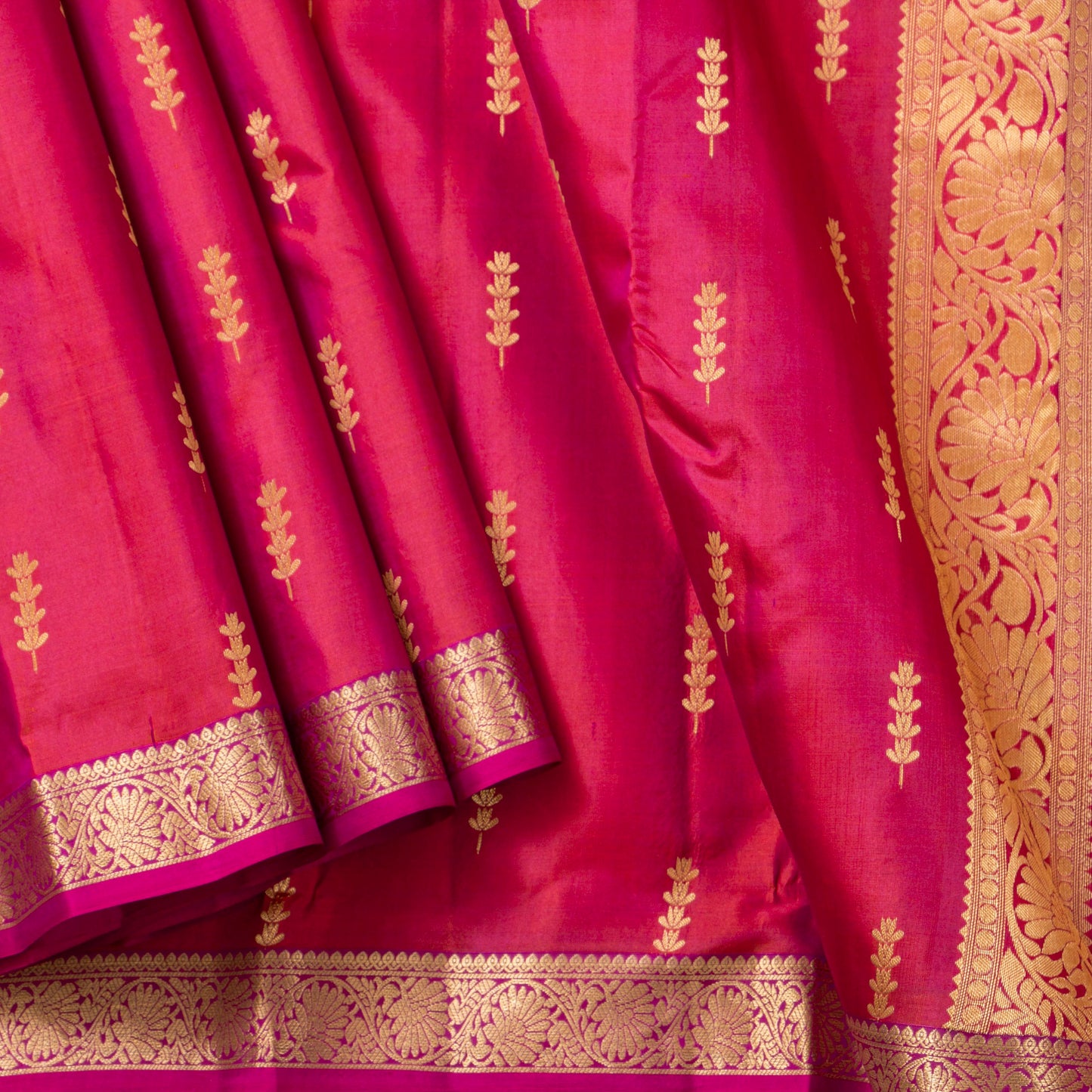 Pink Kanchipuram Soft Silk Saree For Festive Wear PV RSP 219
