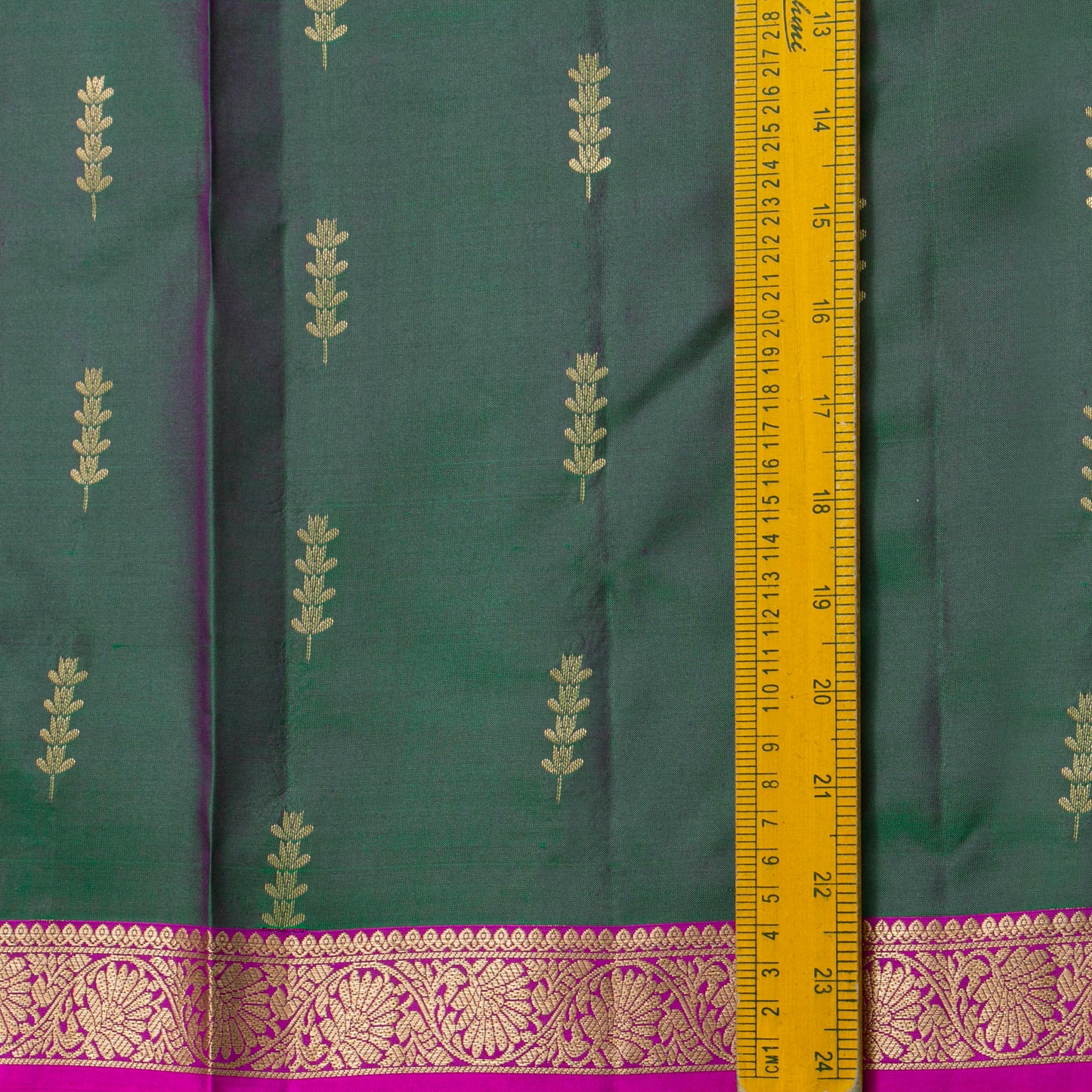 Green And Pink Kanchipuram Soft Silk Saree For Festive Wear PV RSP 217