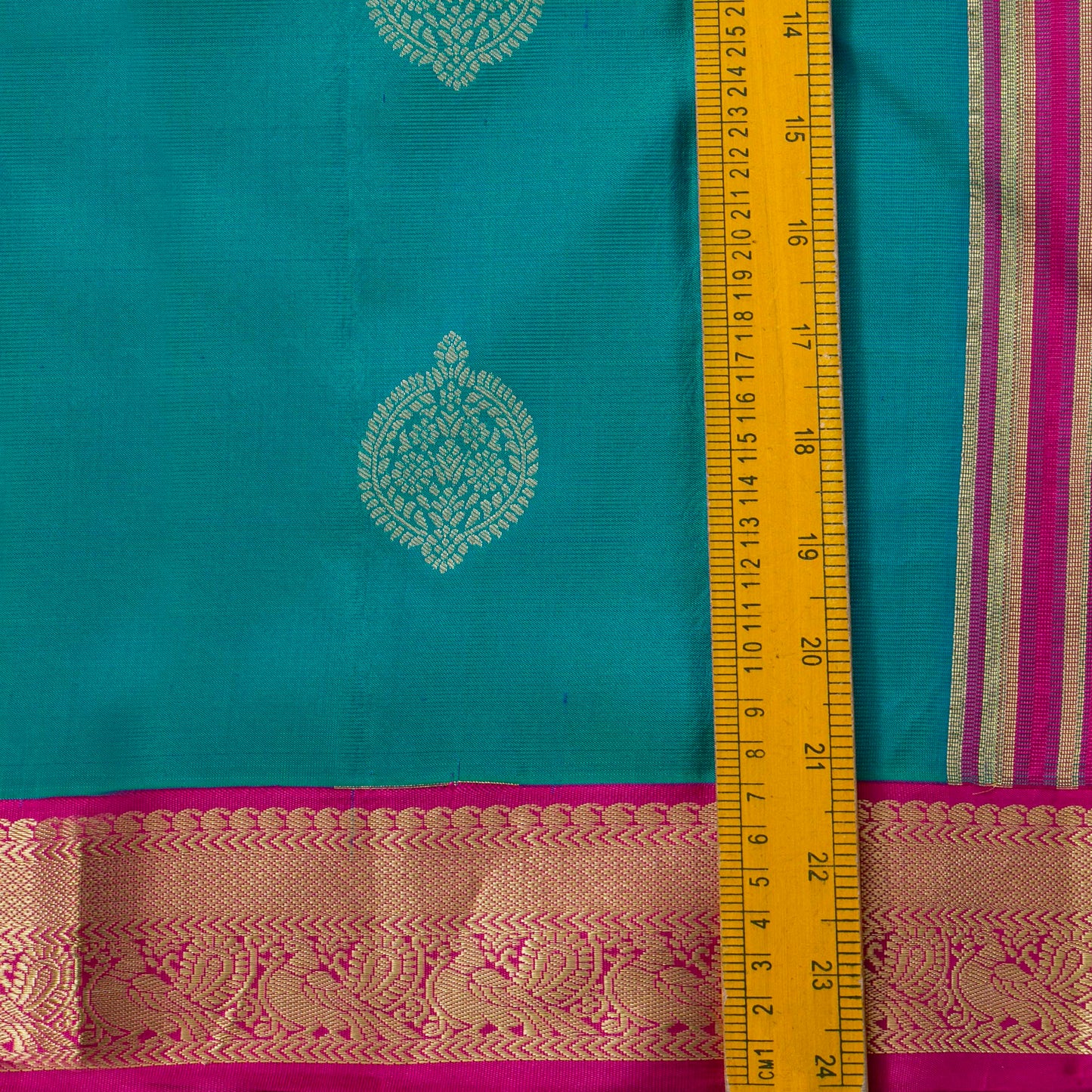 Blue And Pink Kanchipuram Soft Silk Saree For Festive Wear PV RSP 154