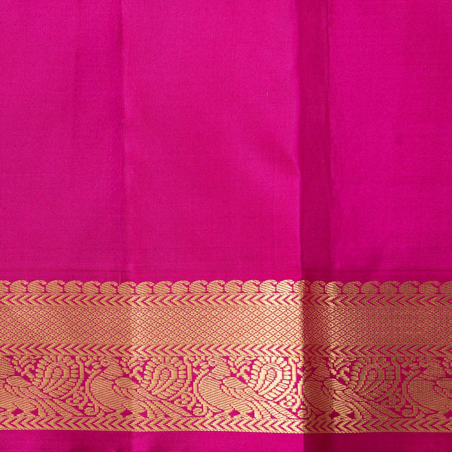 Blue And Pink Kanchipuram Soft Silk Saree For Festive Wear PV RSP 154