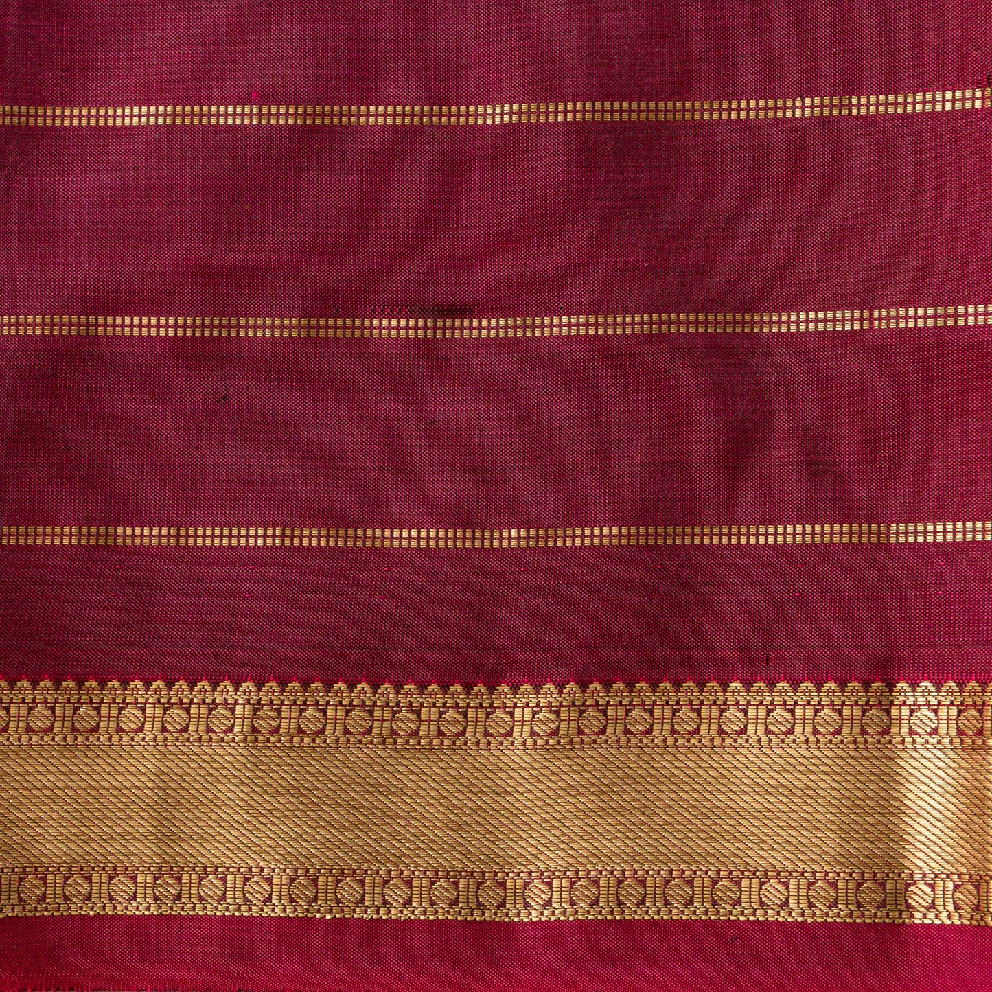 Green And Magenta Kanchipuram Soft Silk Saree For Festive Wear PV RSP 190
