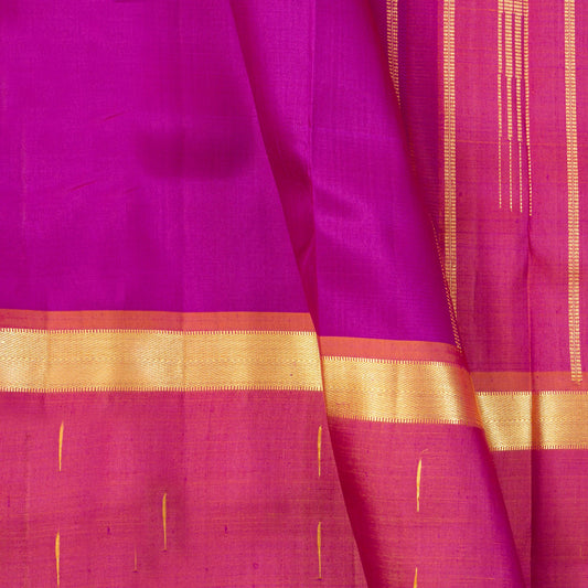 Purple And Pink Kanchipuram Silk Saree For Festive Wear PV ABI 442