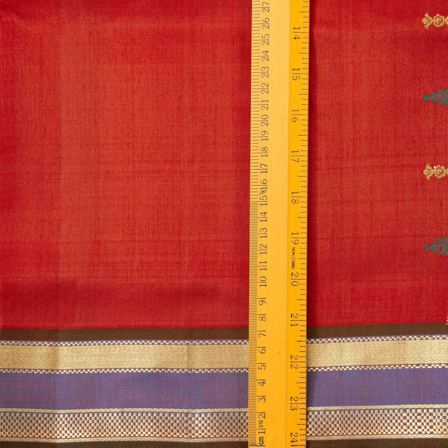 Red And Mauve Thirubuvanam Silk Saree For Festive Wear PV ABI 446