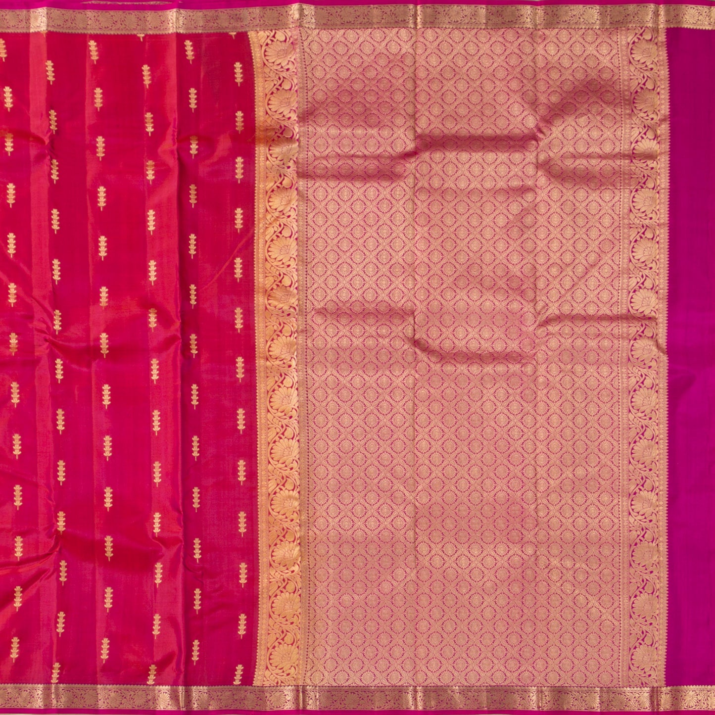 Pink Kanchipuram Soft Silk Saree For Festive Wear PV RSP 219