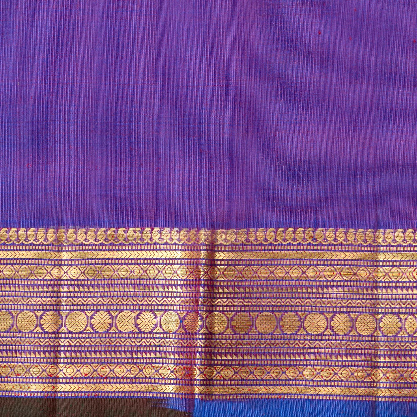 Purple Kanchipuram Silk Saree For Wedding Wear PV ABI 457