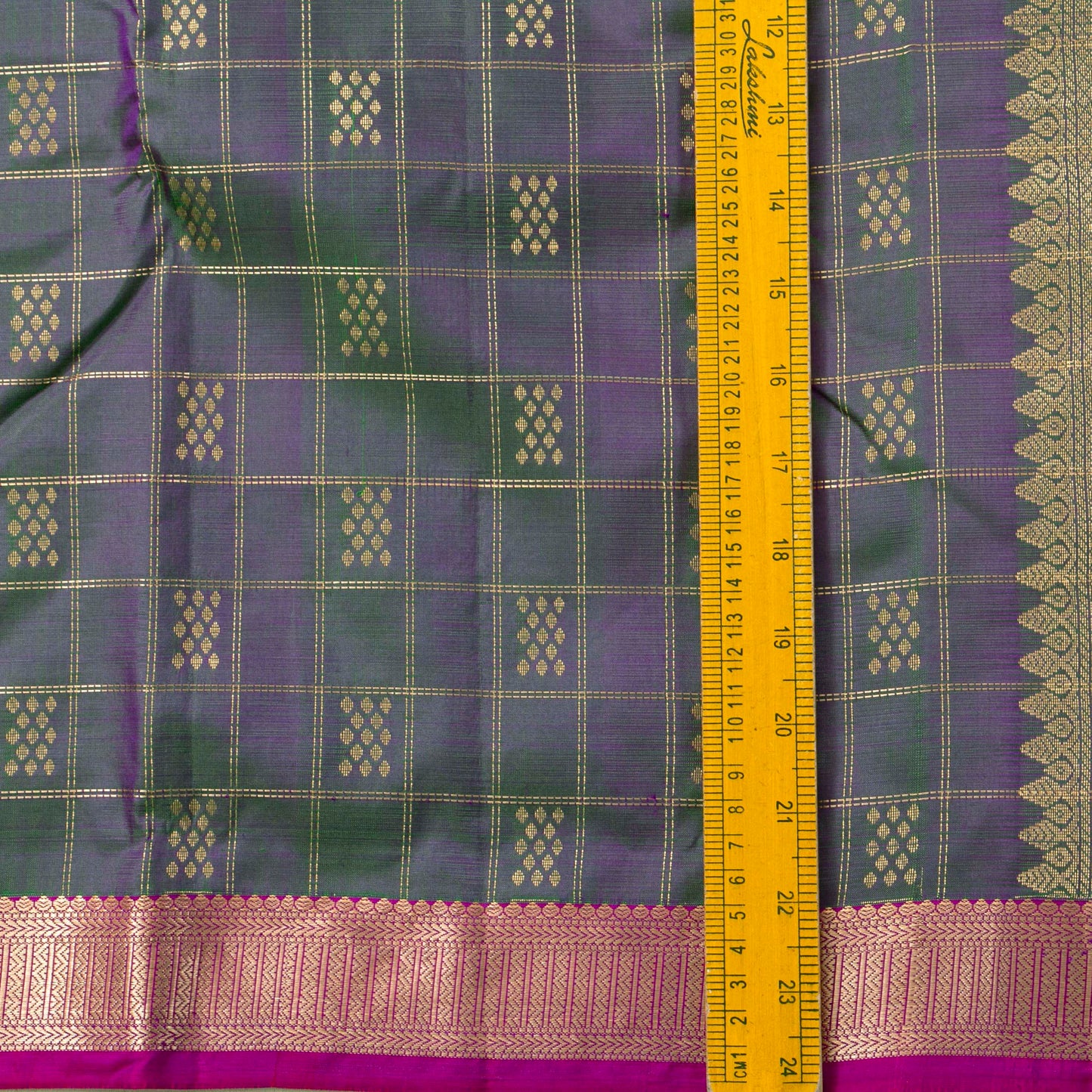 Grey And Pink Kanchipuram Soft Silk Saree For Festive Wear PV RSP 191