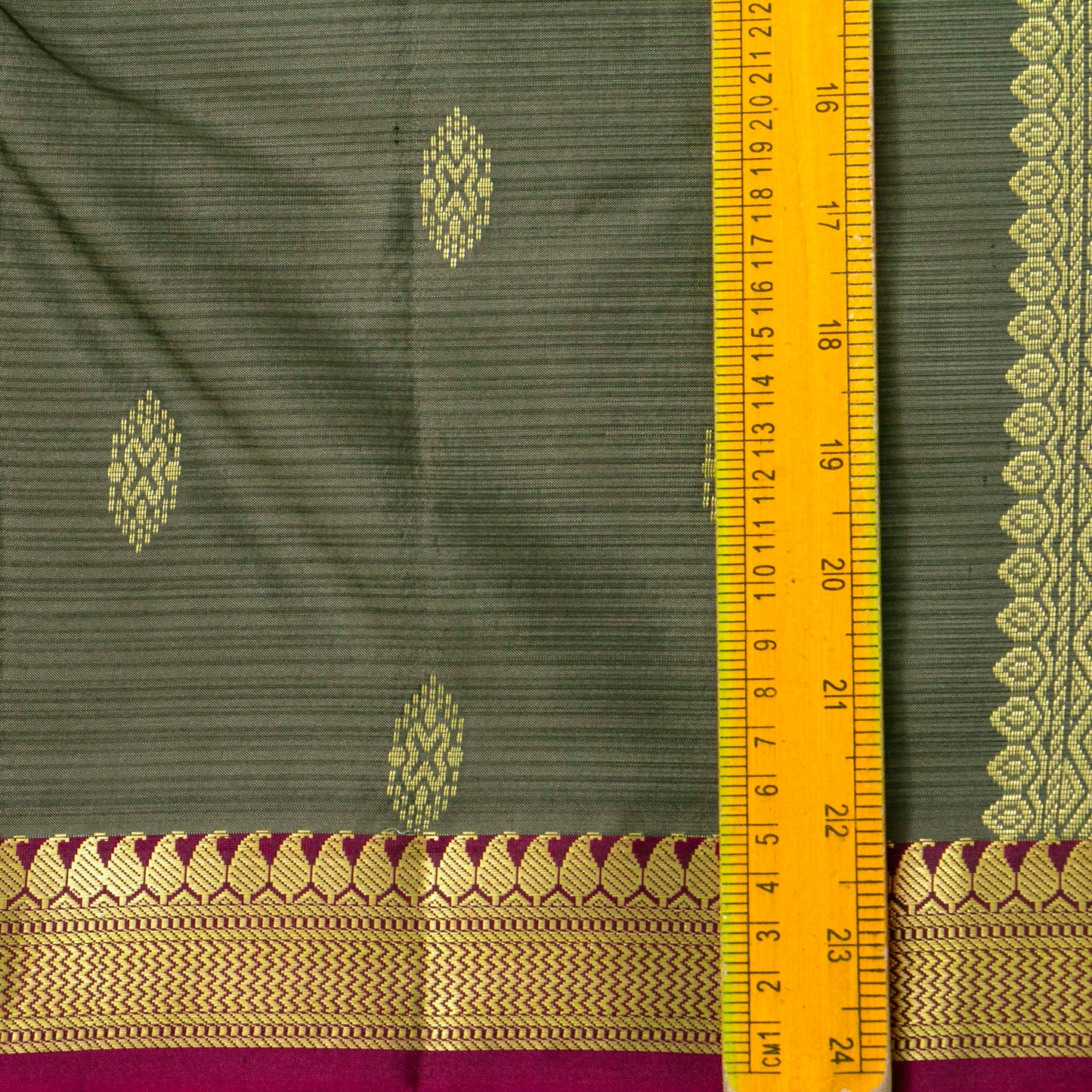 Grey And Magenta Kanchipuram Soft Silk Saree For Festive Wear PV RSP 212