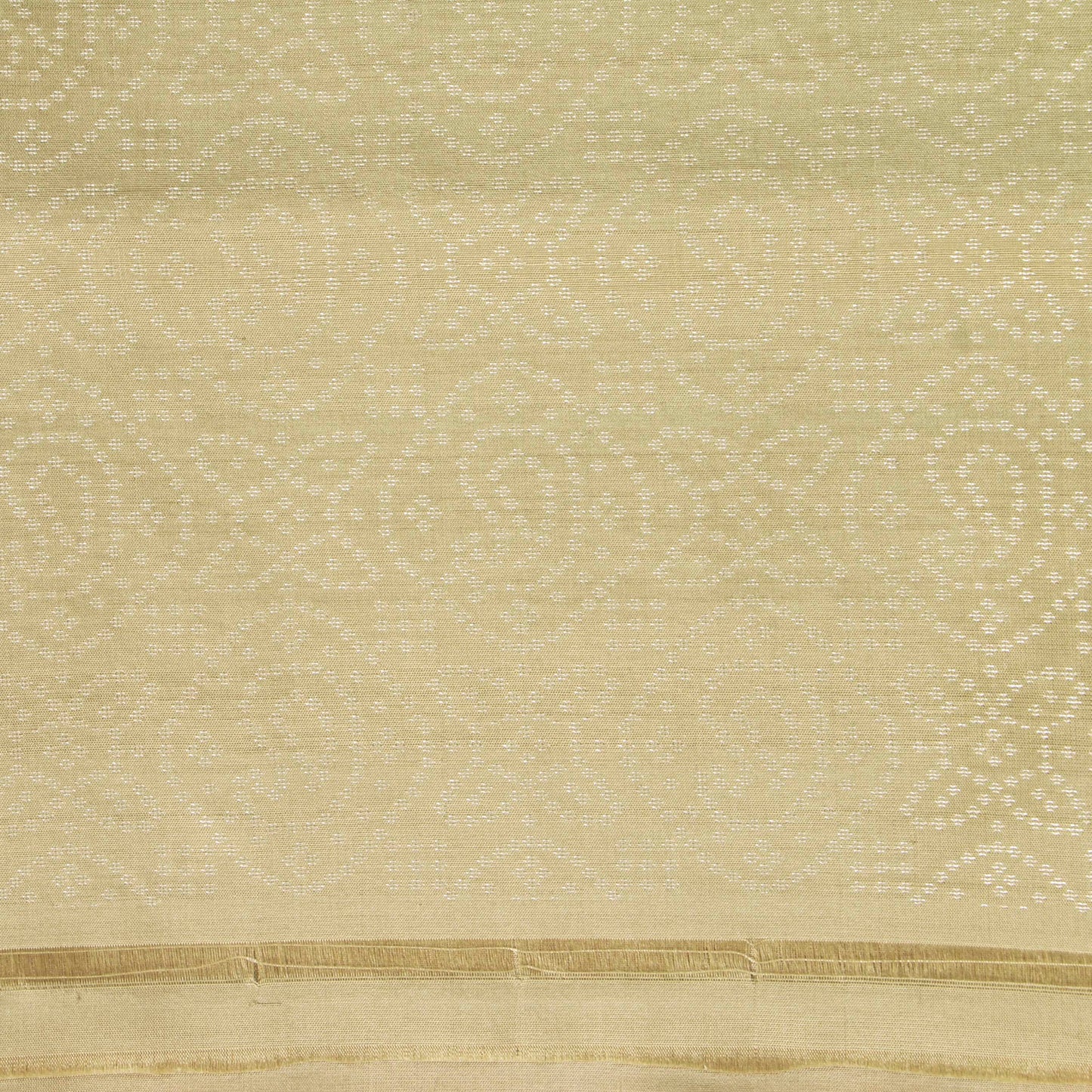Pink And Beige Borderless Kanchipuram Soft Silk Saree For Festive Wear PV RSP 170