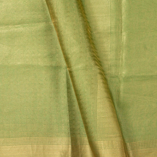 Green Banarasi Tissue Silk Saree PBT 311 - Banarasi Silk - Panjavarnam PBT 311