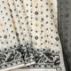 White And Black Dhakai Jamdani Muslin Silk Saree For Party Wear PV MJ 177