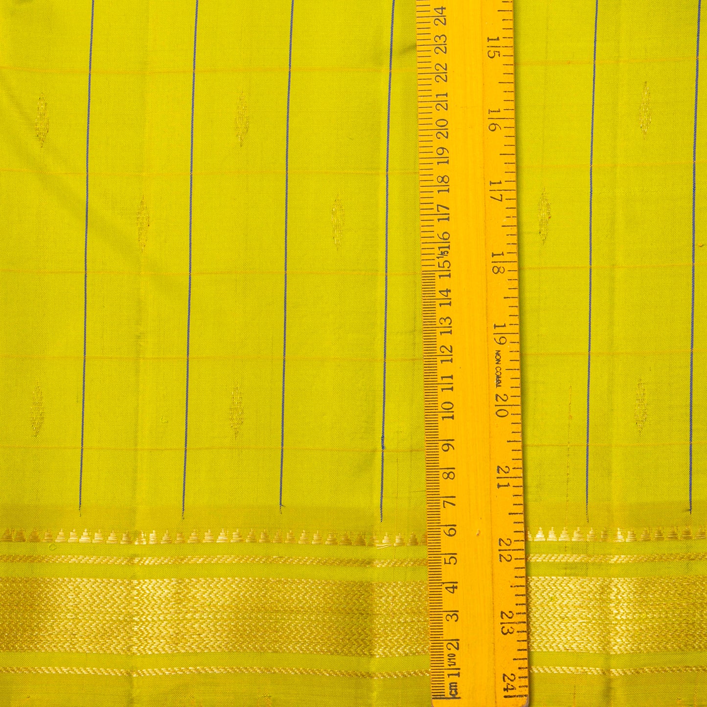 Light Green And Olive Kanchipuram Silk Saree For Festive Wear PV NYC 1861