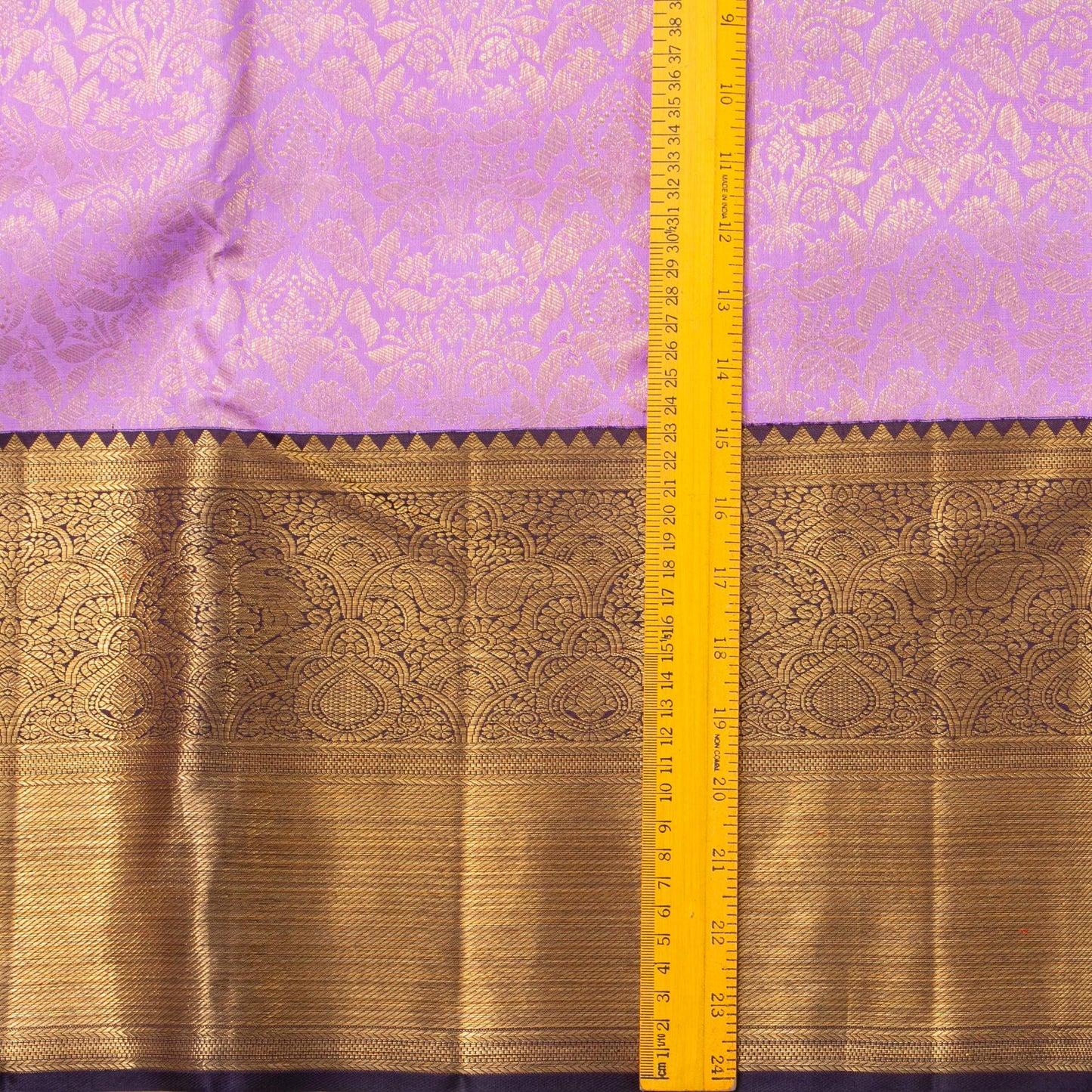 Lavender And Purple Kanchipuram Silk Saree For Bridal Wear PV NYC 1763 - Silk Sari - Panjavarnam PV NYC 1763