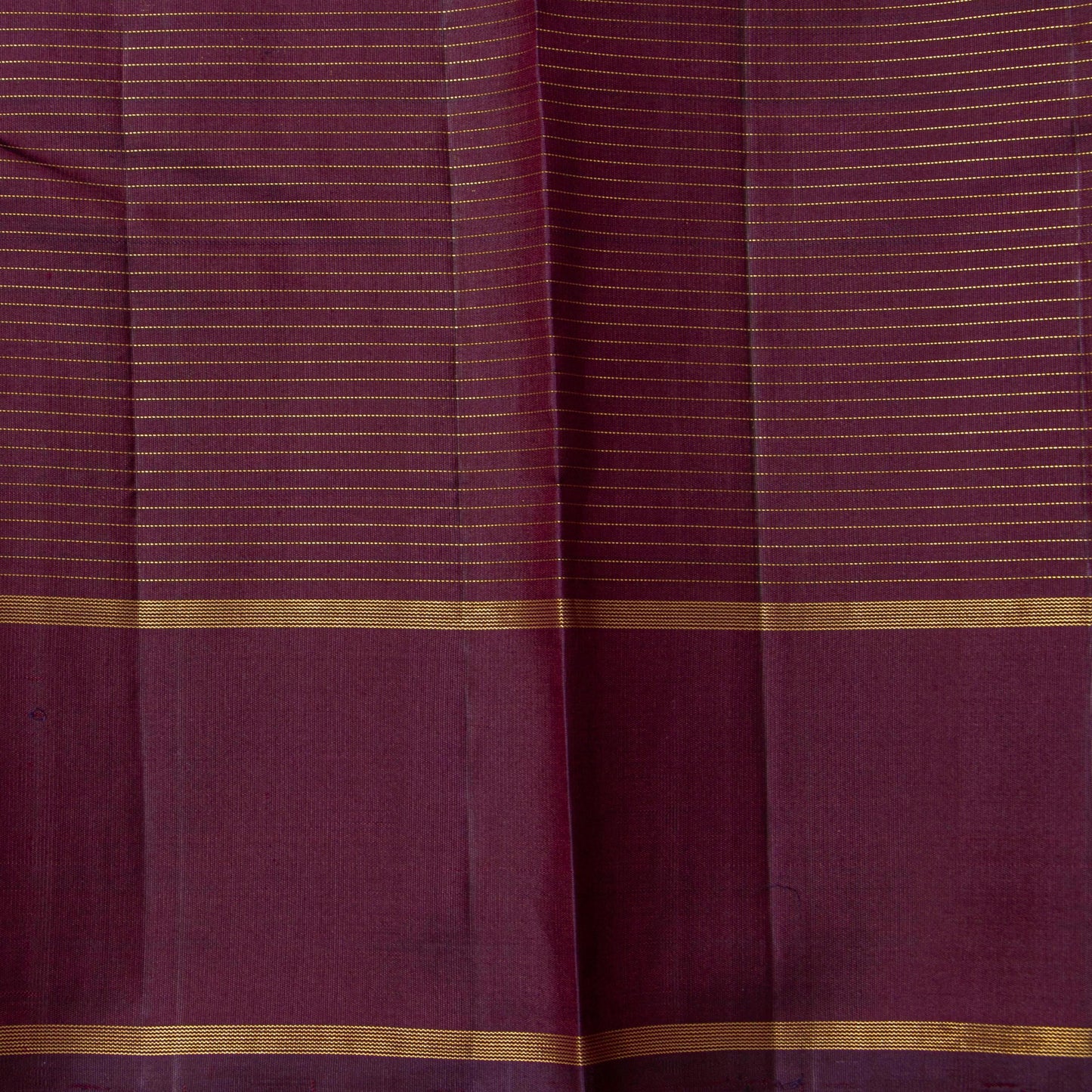 Maroon Kanchipuram Silk Saree For Festive Wear PV NYC 1759 - Silk Sari - Panjavarnam PV NYC 1759