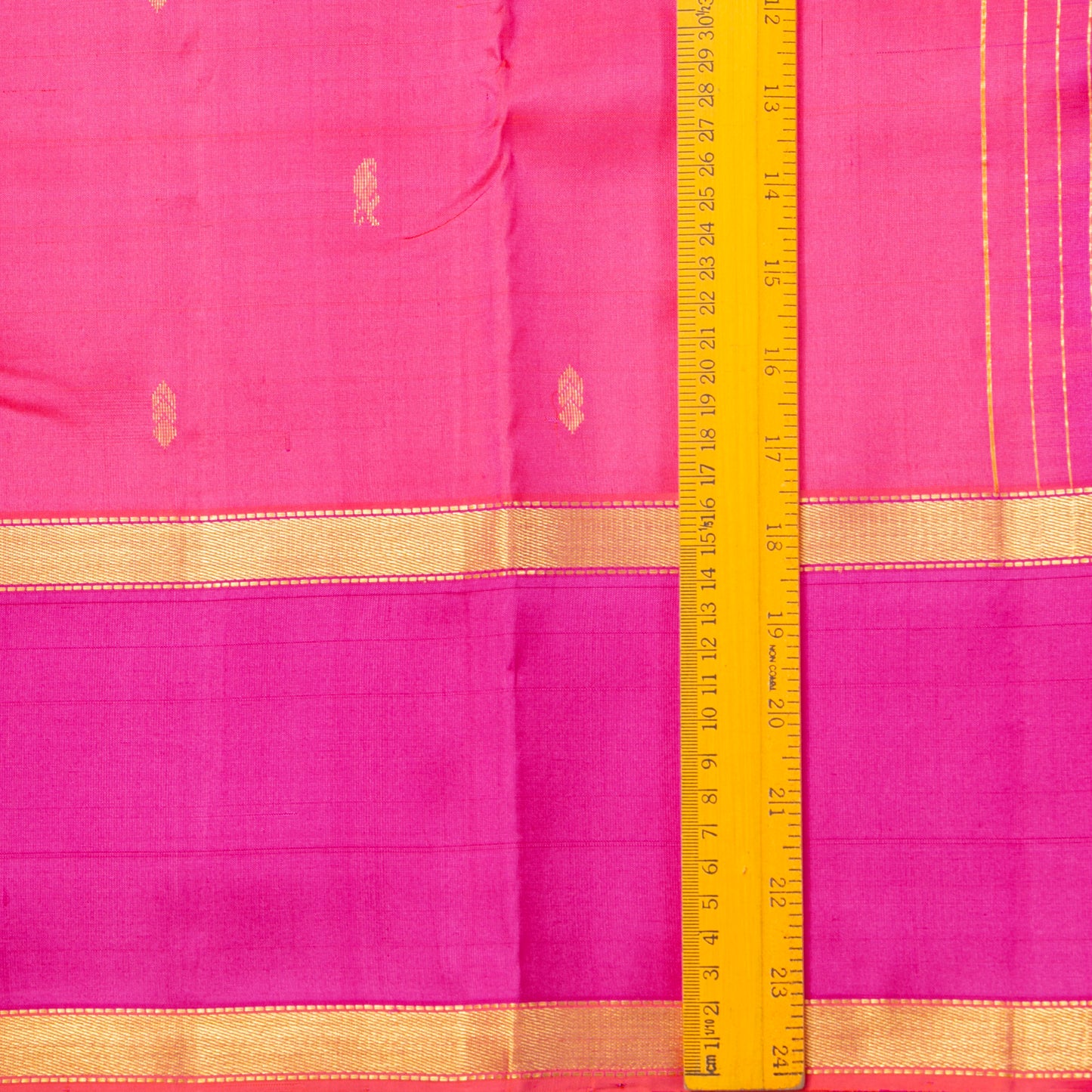Lotus and Pink Kanchipuram Silk Saree For Festive Wear PV NYC 1868