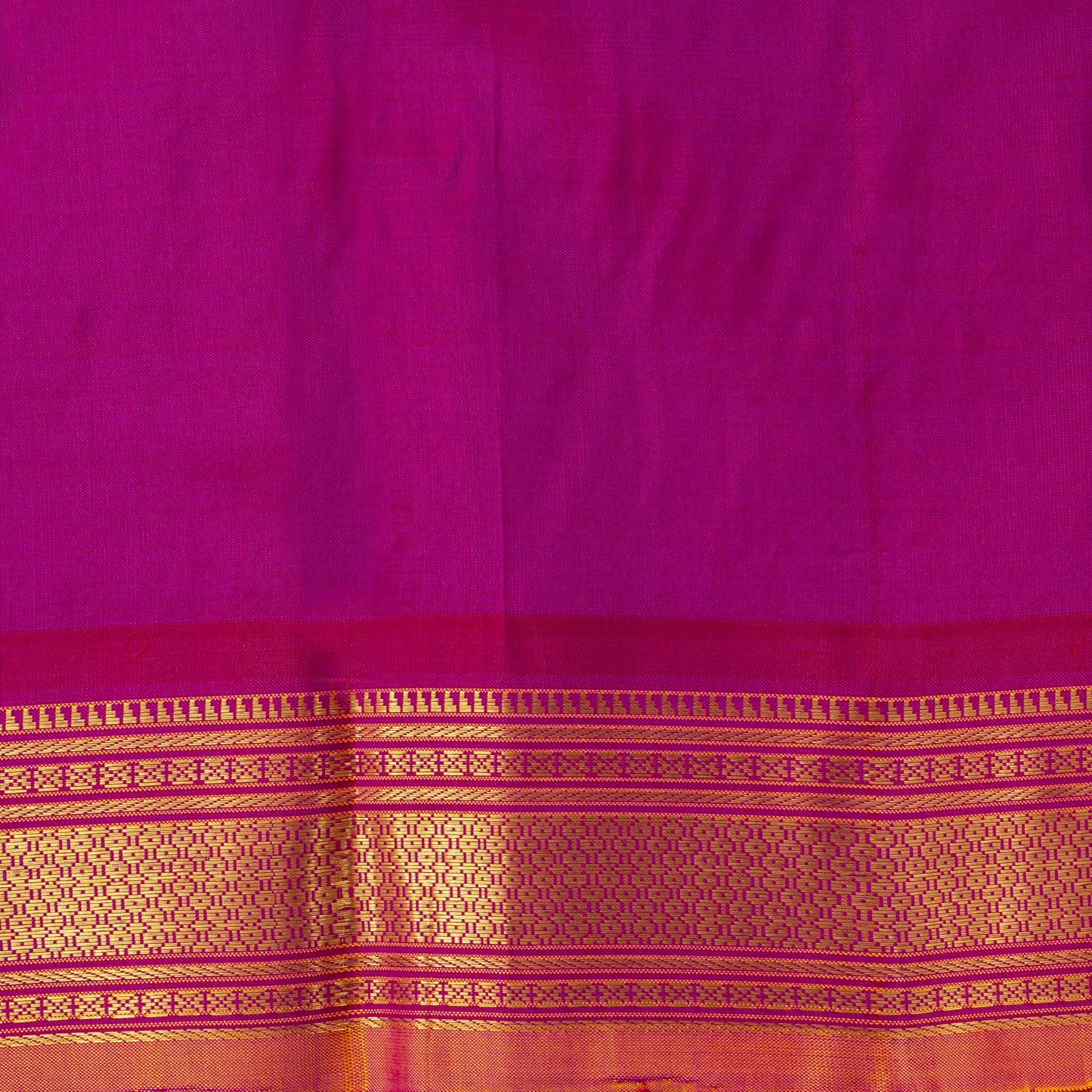 Magenta And Pink Kanchipuram Silk Saree For Festive Wear PV NYC 1932