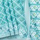 Blue Dhakai Jamdani Muslin Silk Saree For Party Wear PV MJ 151