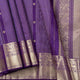 Violet Kanchipuram Silk Saree For Festive Wear PV NYC 1811